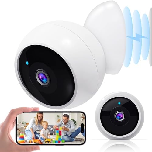 2K Magnetic Security Camera Indoor Wireless: Clear Pictures and Videos