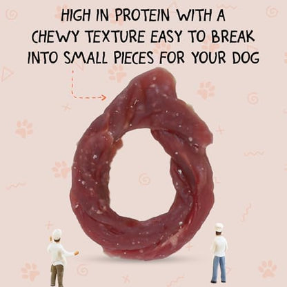Annika Duck Ring Dog Chew Treat Natural Pet Snack