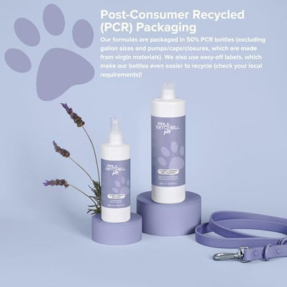 Paul Mitchell Pet Calming Lavender Mint Shampoo, Botanical-Infused Dog Shampoo, 16.9 fl oz