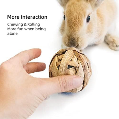 Niteangel Natural Chew Activity Toys: Meets Small Pet Chewing Needs & Mood