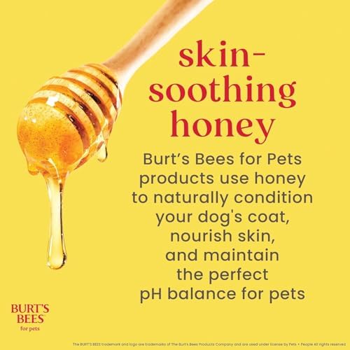 Burt's Bees for Pets Deodorizing Dog Shampoo, Apple & Rosemary, 16 Fl Oz
