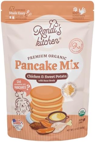 Organic Dog Pancake Mix, Chicken & Sweet Potato, Bone Broth