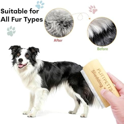 Dog Brush for Shedding, Deshedding Grooming Tool for Dogs, Cats