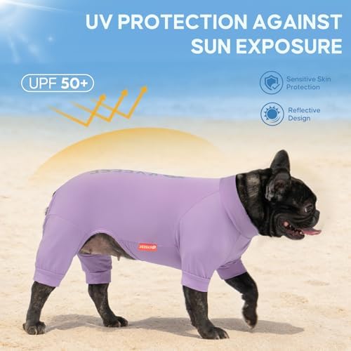 KYEESE UPF50+ Dog Sun Shirt for Small Dogs Cooling Onesie for UV Protection