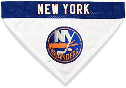 NHL NEW YORK ISLANDERS BANDANA for DOGS & CATS, Small/Medium. - Cute & Stylish Bandana! The Perfect HOCKEY FAN Scarf Bandana, great for Birthdays or any Party!