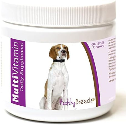 Healthy Breeds English Pointer Multi-Vitamin Soft Chews 60 Count (1127-eptr-001)