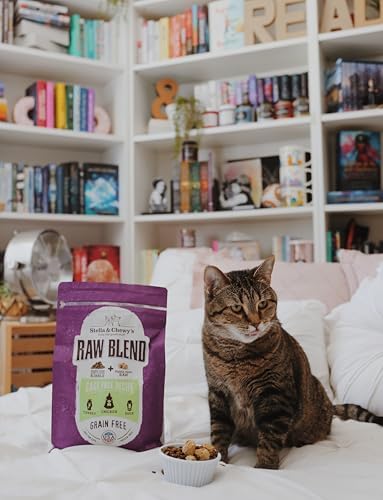Stella & Chewy's Raw Blend Premium Kibble Cat Food – Grain Free, Protein Rich Meals – Cage-Free Poultry Recipe – 5 lb. Bag