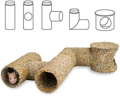 Niteangel Creative & Composable Hamster Tunnel: 3 Entrances & DIY Tube