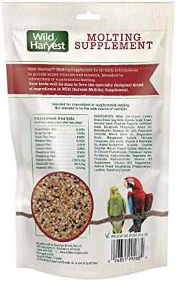 Wild Harvest Molting Supplement for Birds, 7.5 oz (12 Pack)