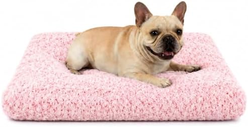 Dog Bed Medium Size, Plush Washable Pet Bed Mat, Dog Crate Bed 29"x21"