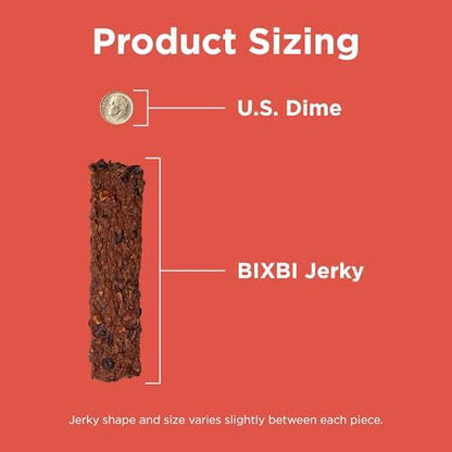 BIXBI Skin & Coat Support Beef Liver Jerky Dog Treats, 12 oz - USA Made Grain Free Dog Treats - Antioxidant Rich to Support Shiny, Full Bodied Coats - High in Protein, Whole Food Nutrition, No Fillers