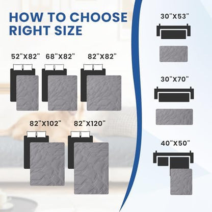 Waterproof Dog Blanket, Non-Slip Soft Pet Bed Cover, Couch Cover for Dogs Washable, Protects Sofa, Furniture, Crate, Car, Tear Resistant Leakproof Pet Blanket (68x82 Inch, Light Grey)
