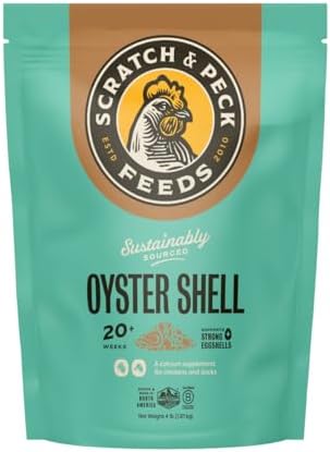 Scratch and Peck Feeds | Oyster Shell Chickens & Ducks | 4 lb Pouch