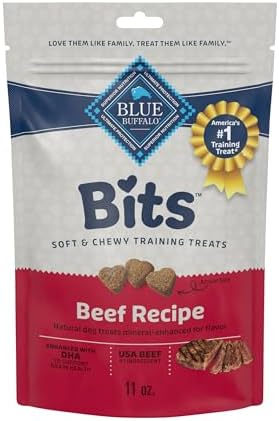 Blue Buffalo Bits Beef Training Treats, 11 oz