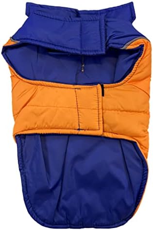 NBA New York Knicks Puffer Vest for Dogs & Cats, Size Medium. Warm, Cozy, and Waterproof Dog Coat, for Small and Large Dogs/Cats. Best NBA Licensed PET Warming Sports Jacket