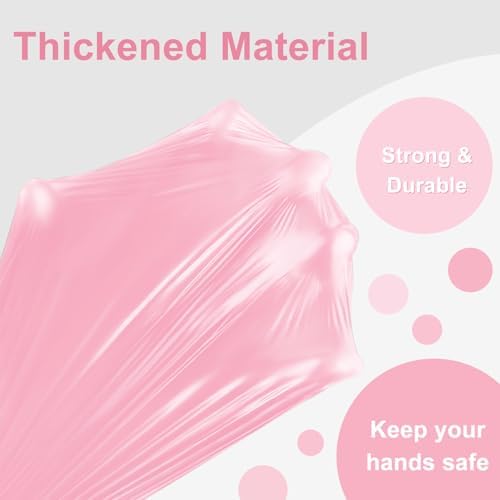 Toplive Dog Poop Bags, Pet Waste Bags Roll Refills, Thick Strong Leak-Proof Cat Dog Bag for Poop Outdoor Cleanup 16 Rolls (240 Bags), Pink