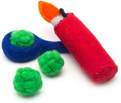 Glaciart One Catnip Pipe, Nuggets and Lighter Cat Toy Set | Cat Crack for Funny Kittens, Stimulating Toys for Boredom, Exercise & Play | Filled w/Organic Catnip to Excite/Calm Kitty | Organic Idea