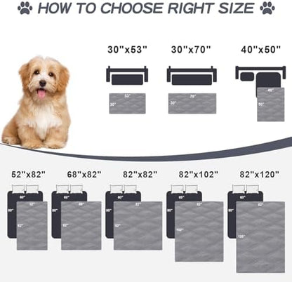 Smiry Waterproof Dog Bed Cover, Reversible Pet Blanket for Sofa Couch