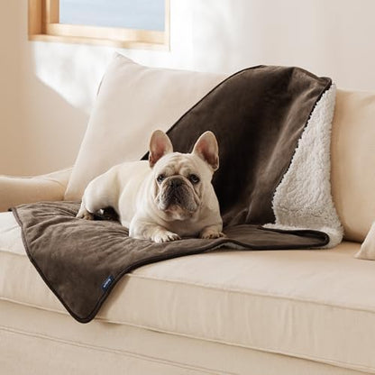 Bedsure Waterproof Dog Blankets for Medium Dogs Washable Soft Warm, 30"X40"