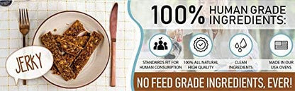 PET JERKY FACTORY Premium Beef and Banana 12 oz. Dog Jerky Treats | 100% Human Grade | USA Made-| High Protein-| Grain Free-| Limited Ingredients-| No Filler-| BHA-BHT Free-| Soft-Tender,(Pack of 2)