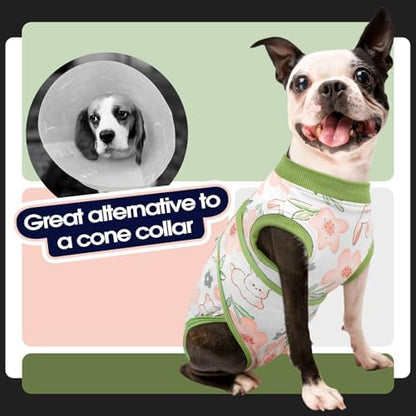FUAMEY Surgery Suit for Dogs Female After Spayed, Soft Onesie for Surgery