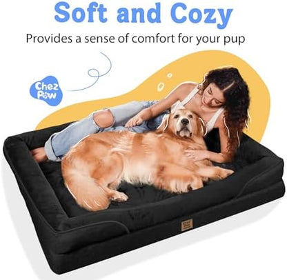 Chez Paw Orthopedic Waterproof Dog Bed for Medium and Large Dogs