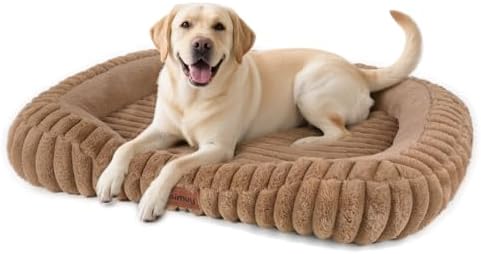 Orthopedic Dog Bed, Washable Soft Furry Dog Beds Large Sized Dog