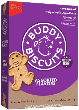 Buddy Biscuits Crunchy Dog Treats, Chicken, Beef & Cheddar, 16 oz.