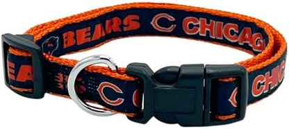 Pets First NFL Chicago Cubs Licensed PET COLLAR, Extra Large - Heavy-Duty, Strong, and Durable Dog Collar. Available in 31 Football Teams and 4 Sizes