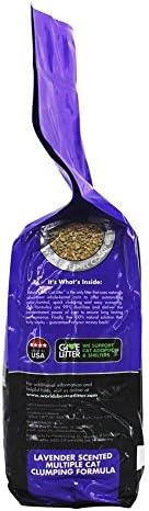 World's Best Cat Litter Cat Lavender Scented Multiple Cat Clumping Formula, 7-Pound Bag