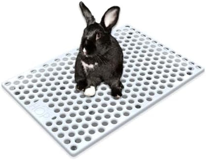 HOP Rabbit Litter Box Grid, Dishwasher Safe, Non-Slip Sifter, 0.5” Holes, 19” x 13”, Keeps Paws & Hay Clean and Dry (Grid Only)
