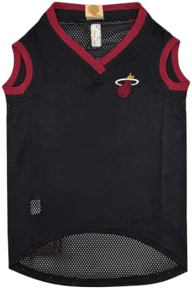 Pets First HEA-4047-MD Miami Heat Basketball Mesh Jersey