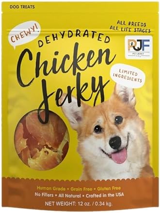Chicken Whole Muscle 12 oz Rugged Bite Dog Jerky | Human Grade | High Protein