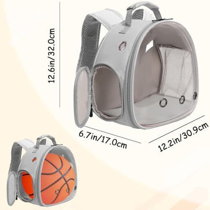 Guinea Pig Backpack, Space Capsule Bubble Window Small Animal Backpack for Guinea Pig, Bird Bunny Rabbit