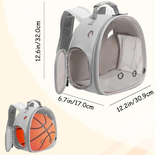 Guinea Pig Backpack, Space Capsule Bubble Window Small Animal Backpack for Guinea Pig, Bird Bunny Rabbit