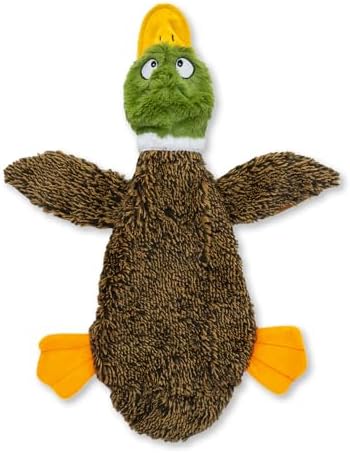 Best Pet Supplies 2-in-1 Fun Skin Stuffless Dog Toy - Wild Duck, Large