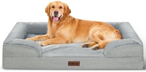 Dog Bed for Extra Large Dogs, 44-Inch Orthopedic XL Waterproof Pet Beds