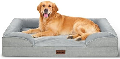 Dog Bed for Extra Large Dogs, 44-Inch Orthopedic XL Waterproof Pet Beds