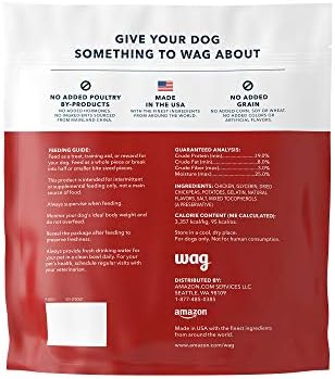 Amazon Brand - Wag Soft & Tender American Jerky Dog Treats – Chicken Recipe (6 oz)