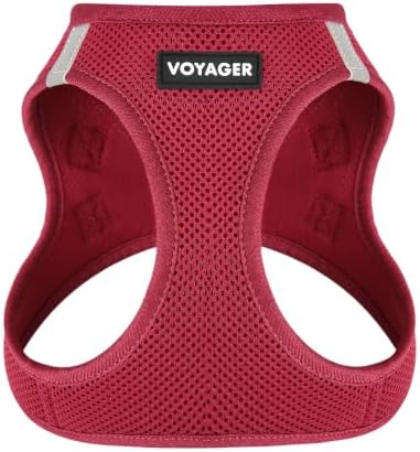 Voyager Step-in Air Dog Vest Harness - Burgundy, Large