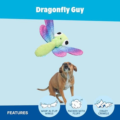 BarkBox Dragonfly Guy Dog Toy - Fun for Dogs