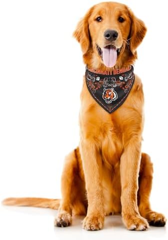 Littlearth NFL Reversible Pet Bandana - Officially Licensed Teams, Sizes XS to XL