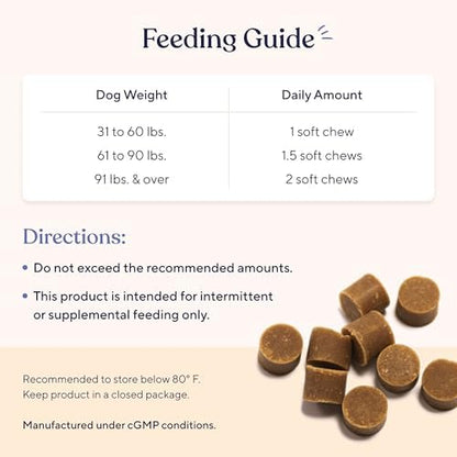 Pawfy NMN Longevity Chews for Dogs with Fucoidan & CoQ10-30 Chews