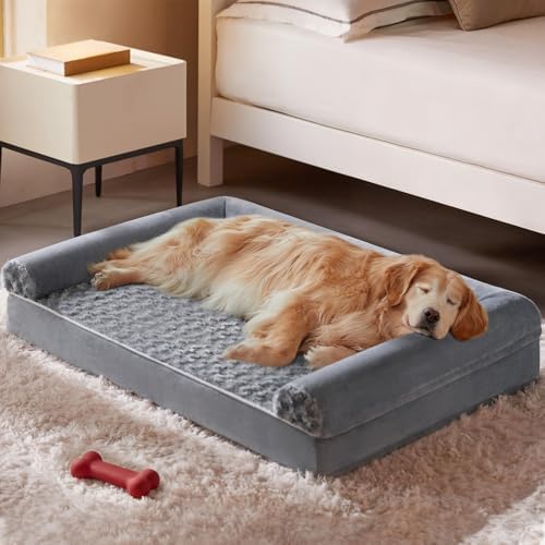 BFPETHOME Orthopedic Washable XXL Dog Bed for Senior Dog Cozy Sleep