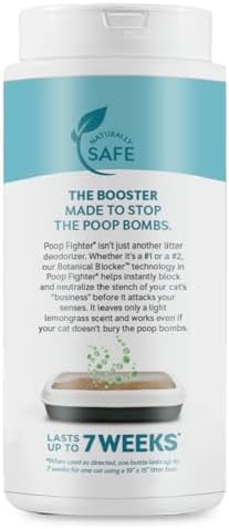 World's Best Cat Litter Boosters Poop Fighter, 18 oz Canister, Pack of 2