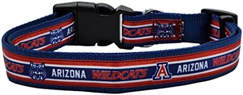 Pets First Collegiate PET Collar Old Version Arizona Wildcats Dog Collar, Size Small. Best Sports Team Collar for Dogs & Cats. A Shiny & Colorful Dog & Cat Collar Licensed by The NCAA (Pack of 2)