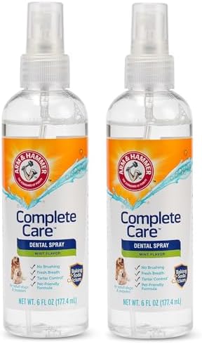 Arm & Hammer Complete Care Dog Dental Spray, Mint, 6 Fl Oz, 2-Pack