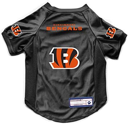 Littlearth NFL Cincinnati Bengals Stretch Pet Jersey, Team Color, X-Large
