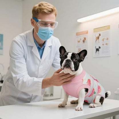 Kuoser Recovery Suit for Dogs Cats, Soft Dog Surgery Suit Female Male Spay