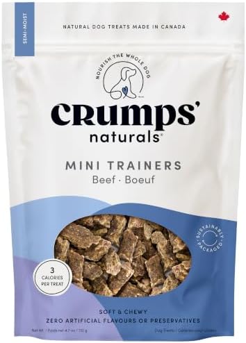 Crumps' Naturals Mini Trainers Semi Moist Beef 4.7oz